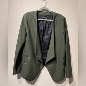 Cartise Open Blazer, Dark Hunter Green